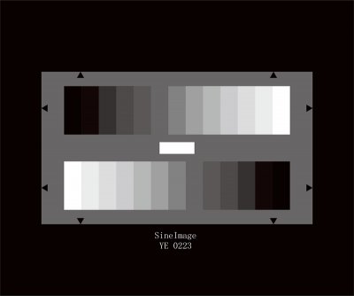 THDTV Gray Scale Test Chart